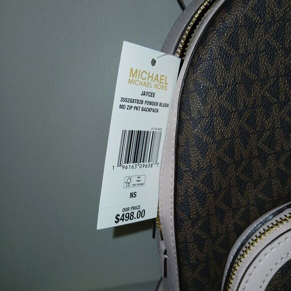 NWT Michael Kors JAYCEE Large Backpack Retail 498.00 - Picture 12 of 12